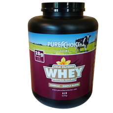 Whey Protein Isolate with Organic Vanilla