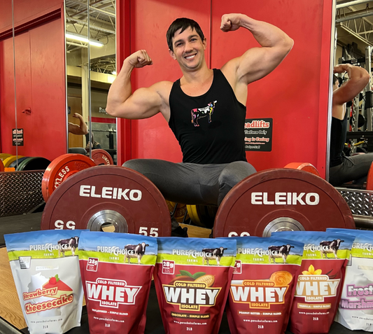 3 Flavor Whey Protein Isolate Combos - Pure Choice Farms
