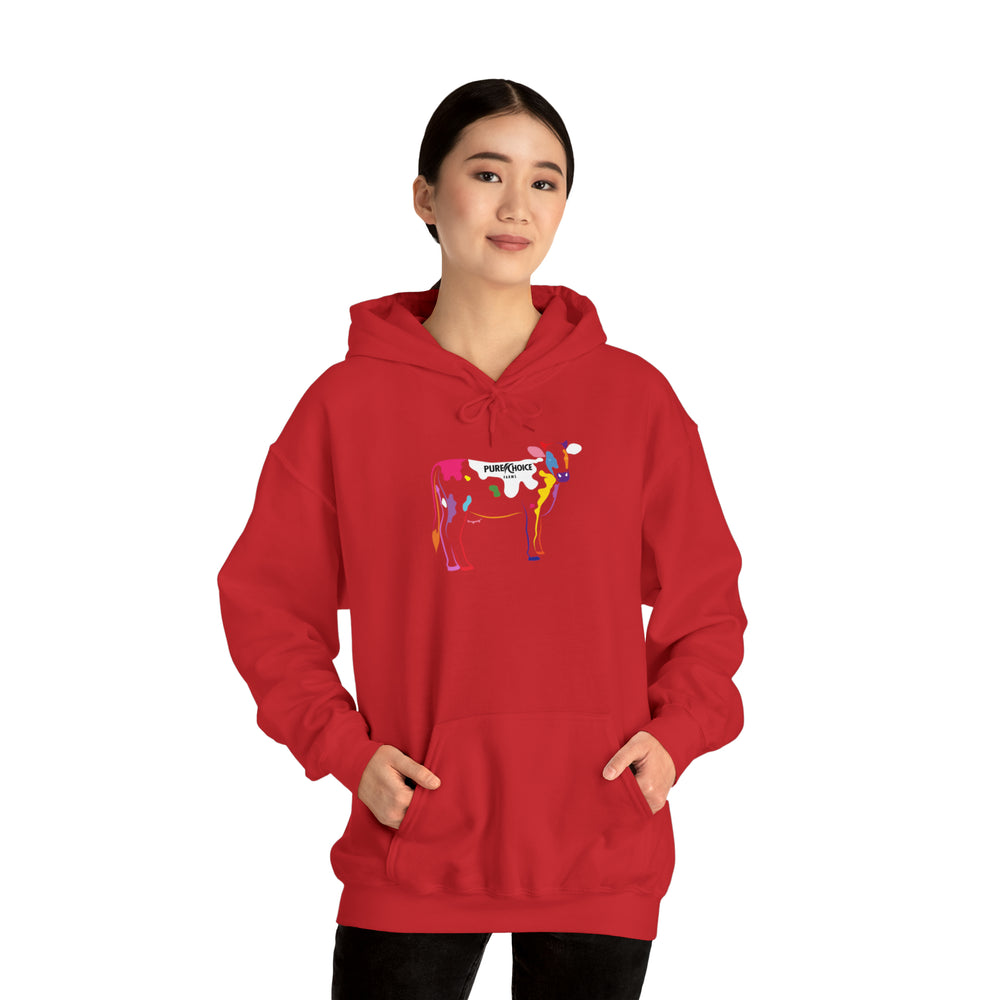 Cow Hooded Sweatshirt