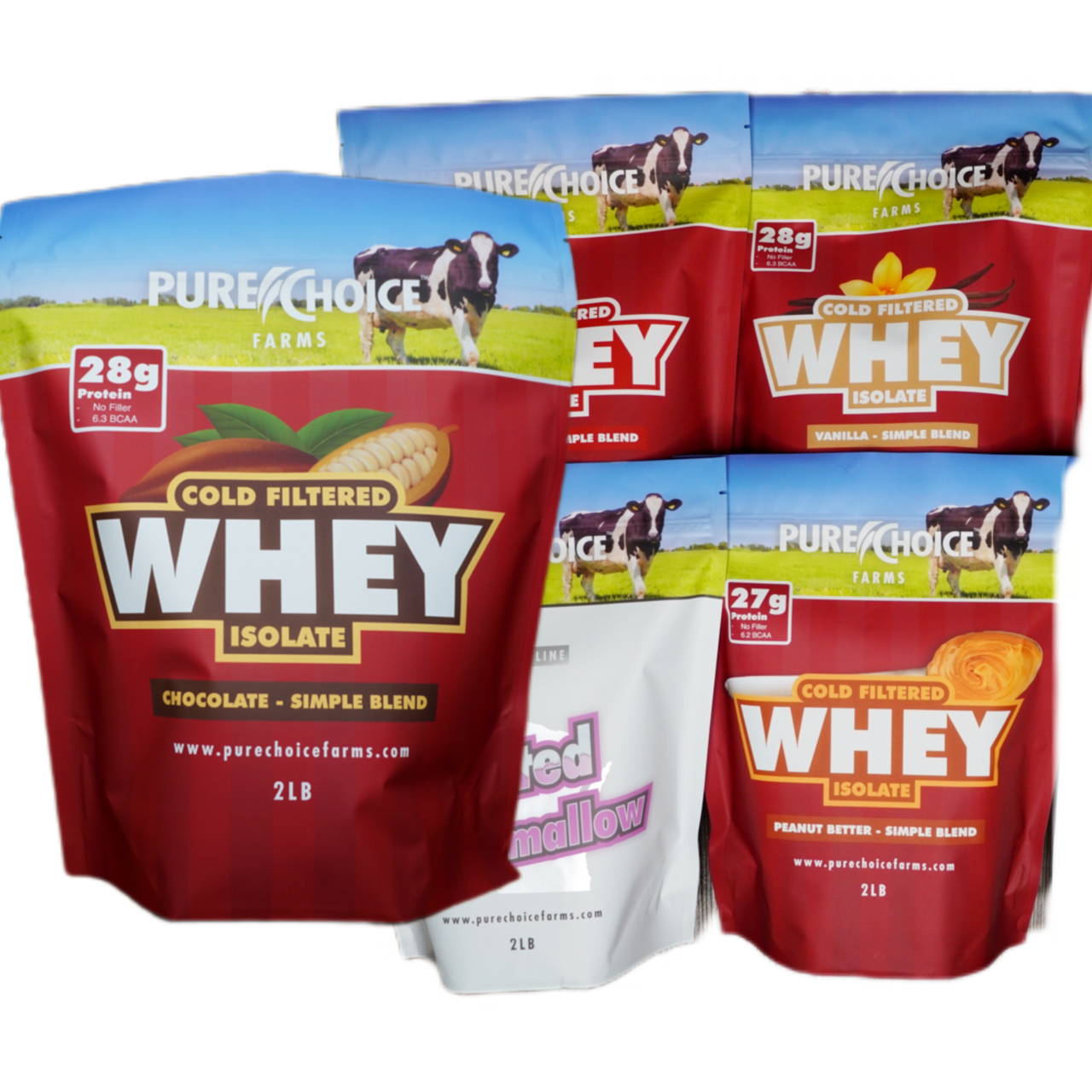 
                  
                    Whey Protein Isolate Flight   Try all 5 flavors!
                  
                