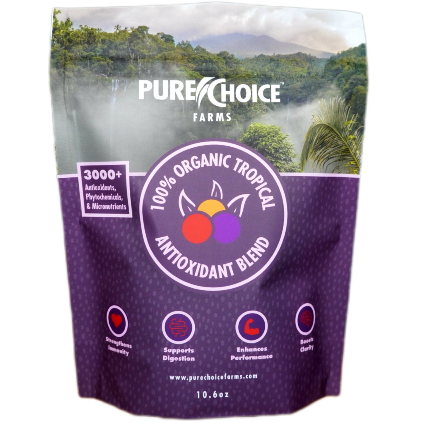 Organic Tropical Antioxidant Fruit Blend - Pure Choice Farms