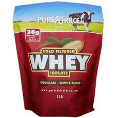 Whey Protein Isolate Chocolate - Pure Choice Farms