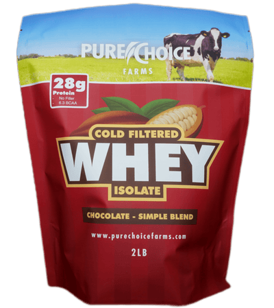 Whey Protein Isolate Chocolate - Pure Choice Farms