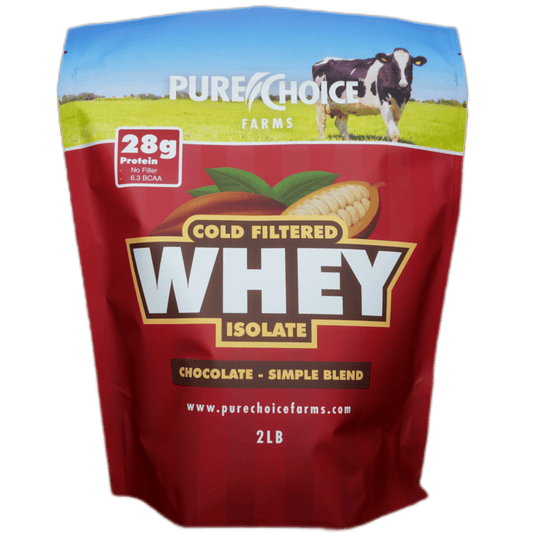 Whey Protein Isolate Chocolate - Pure Choice Farms
