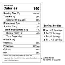 Whey Protein Isolate Chocolate - Pure Choice Farms