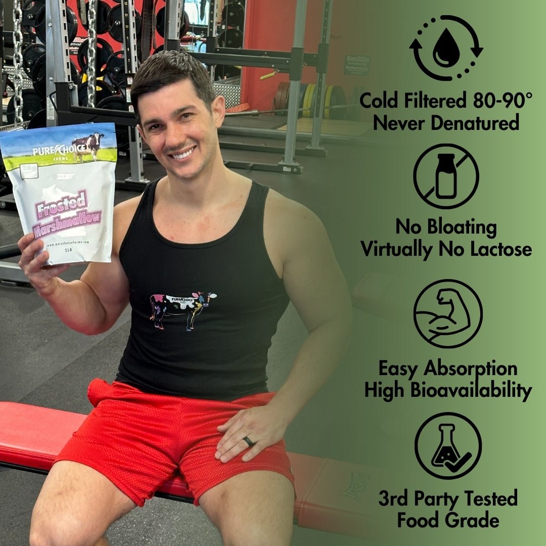 Whey Protein Isolate Frosted Marshmallow - Pure Choice Farms