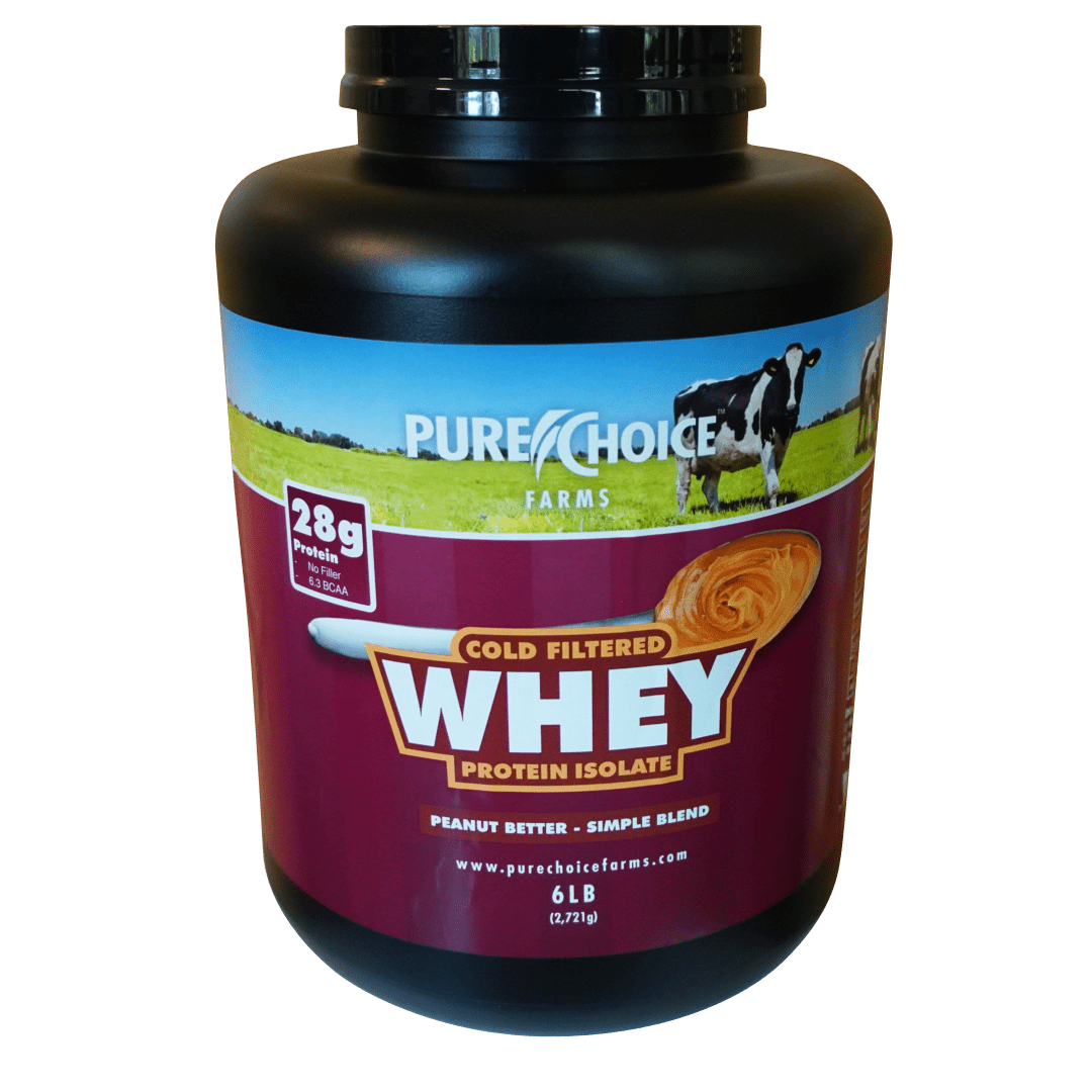 Whey Protein Isolate Peanut Better - Pure Choice Farms