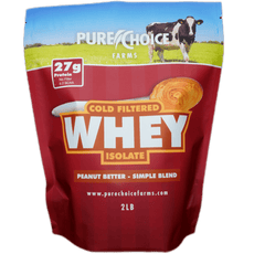 Whey Protein Isolate Peanut Better - Pure Choice Farms