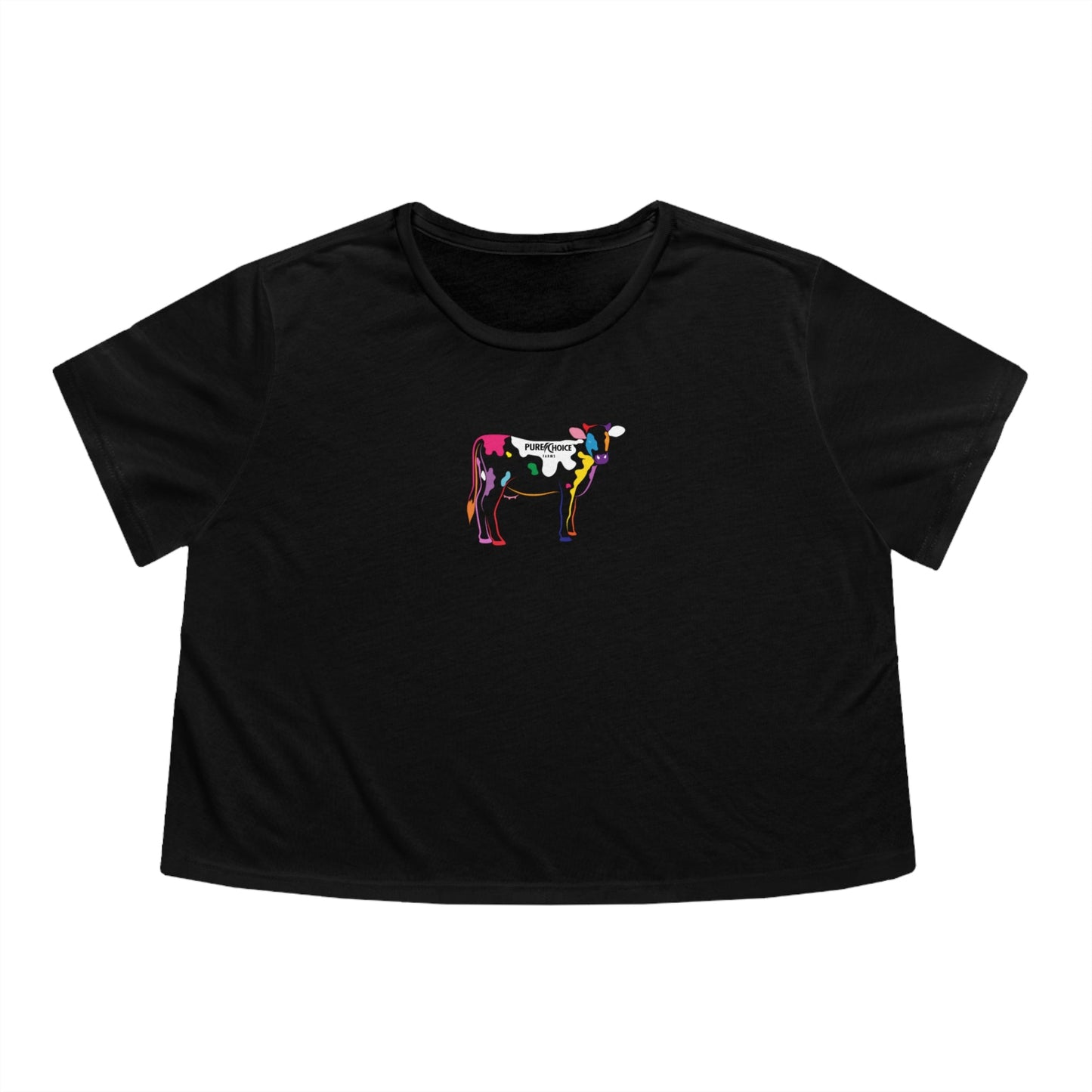 Women's Flowy Cropped Tee - Pure Choice Farms