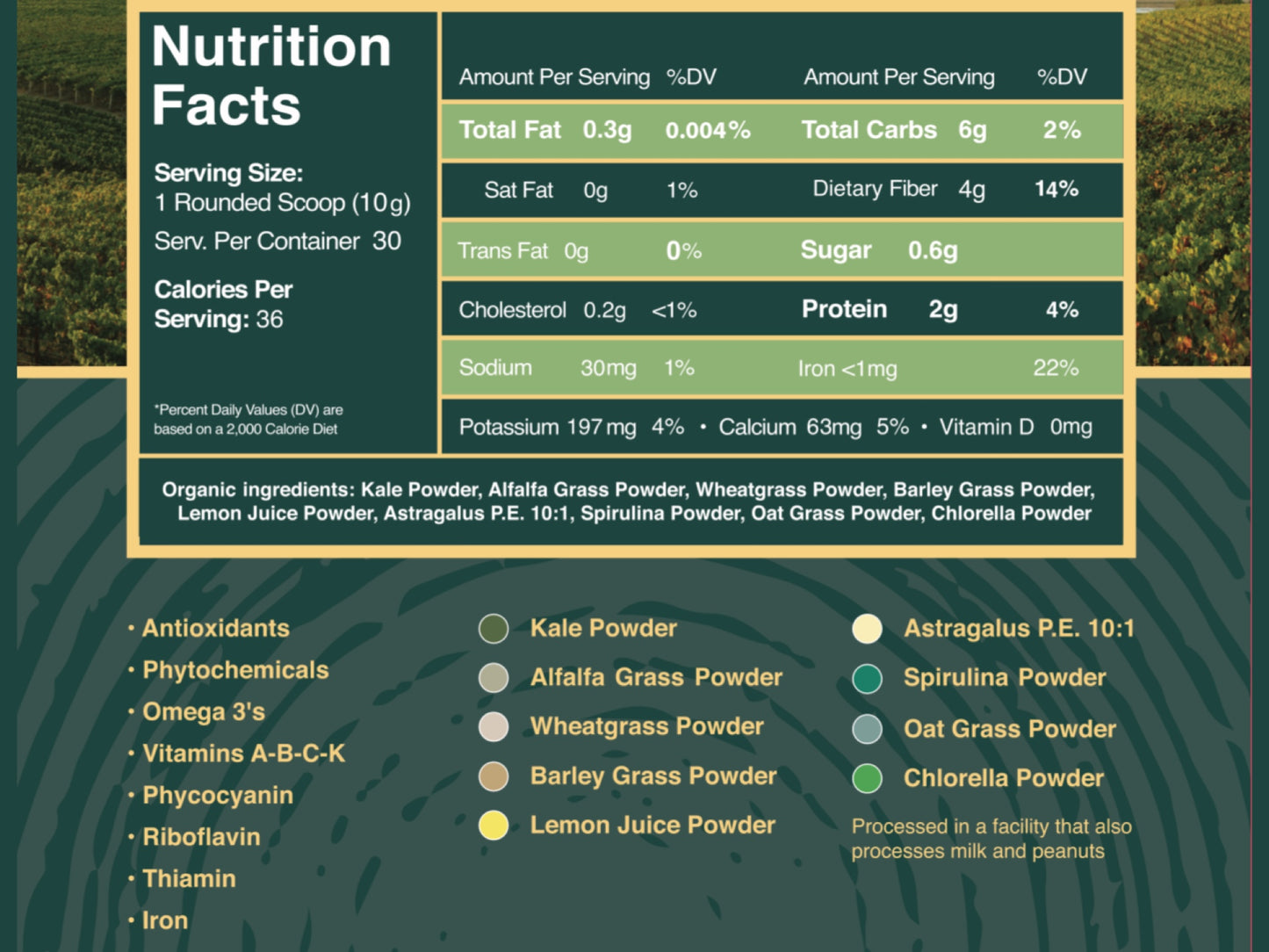 
                  
                    Organic Tropics & Raw Greens Micronutrient Powders
                  
                